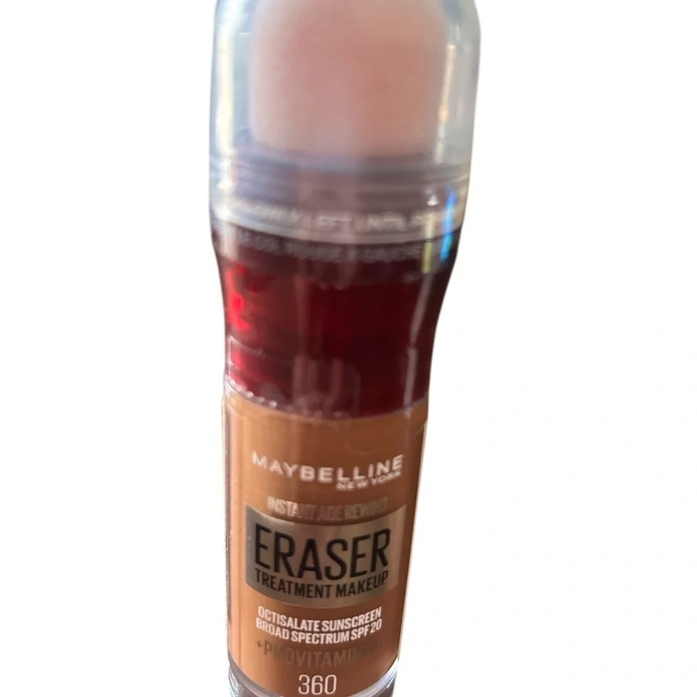 $10 for 2 bottles Maybelline Eraser Treatment Makeup - Expires: 3/2025